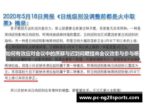 如何有效应对会议中的质疑与迟到问题提高会议效率与参与感